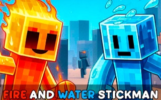 Image Fire and Water Stickman